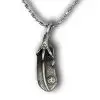 Feather Pendant | Quality Stainless Steel Feather Pendant | Gifts Engraving