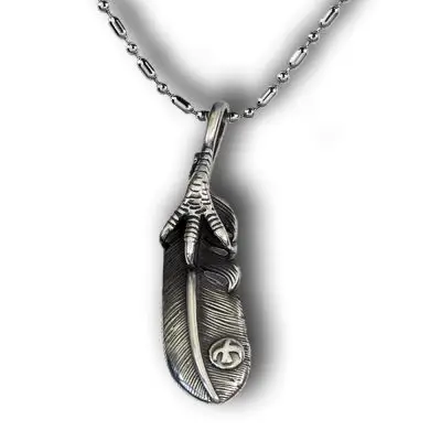 Feather Pendant | Quality Stainless Steel Feather Pendant | Gifts Engraving
