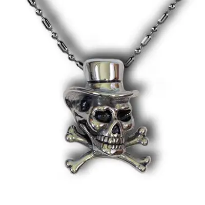 Pirate Skull Pendant | High Quality Stainless Steel Pirate Skull Pendant | Gifts Engraving