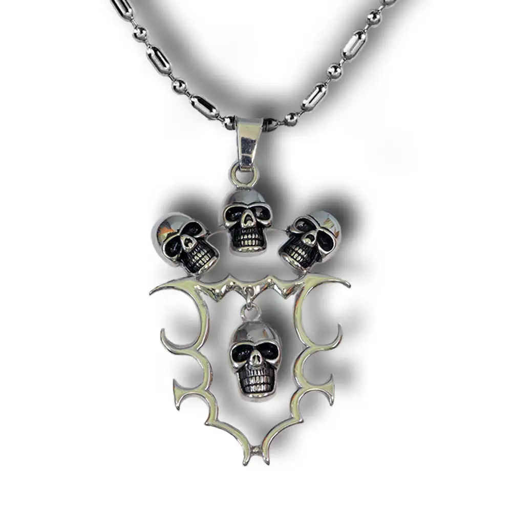 Skulls Pendant | Quality Stainless Steel Skulls Pendant | Gifts Engraving
