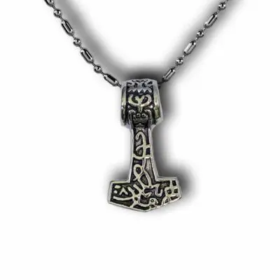 Thor Hammer Pendant | Quality Stainless Steel Thor Hammer Pendant | Gifts Engraving