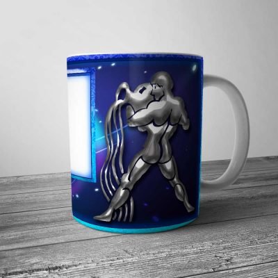 Custom Aquarius Mug Gift | Personalized Aquarius Horoscope Mug | Gifts Engraving
