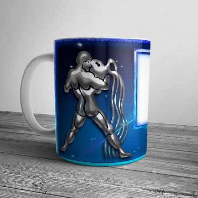 Custom Aquarius Mug Gift | Personalized Aquarius Horoscope Mug | Gifts Engraving