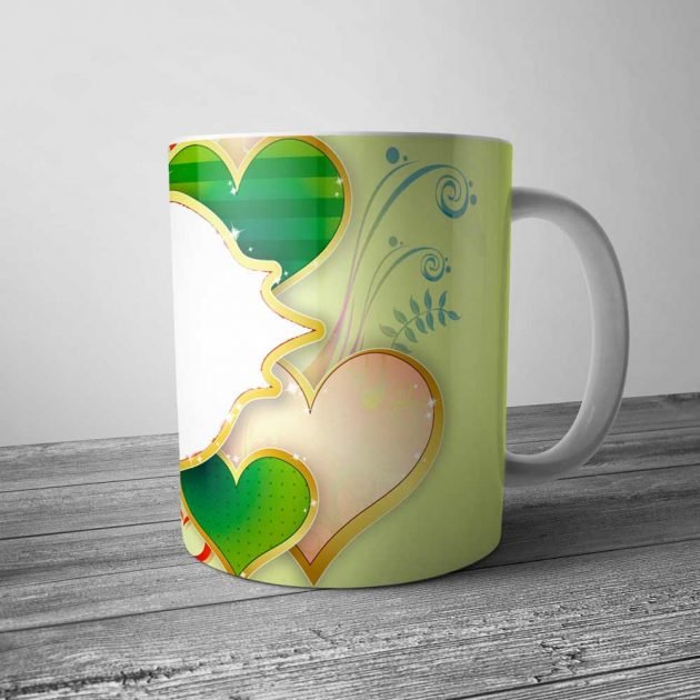 Personalized Love Heart Mug | Custom Love Heart Mug Gift | Gifts Engraving