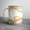 Personalized Couple Hearts Mug | Custom Couple Hearts Mug Gift | Gifts Engraving