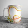 Personalized Couple Hearts Mug | Custom Couple Hearts Mug Gift | Gifts Engraving