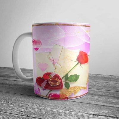 Personalized Flowers Mug | Custom Flowers Mug Gift | Gifts Engraving