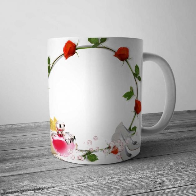 Personalized Rose Mug | Custom Rose Mug Gift | Gifts Engraving