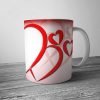 Personalized Love Hearts Mug | Custom Love Hearts Mug Gift | Gifts Engraving