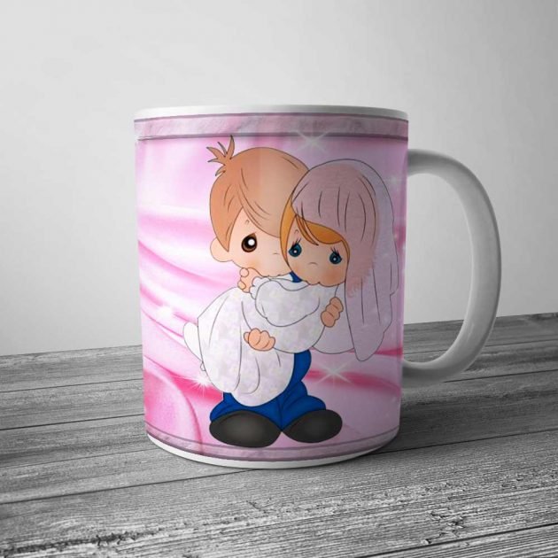 Personalized Newly Married Mug | Custom Newly Married Mug Gift | Gifts Engraving
