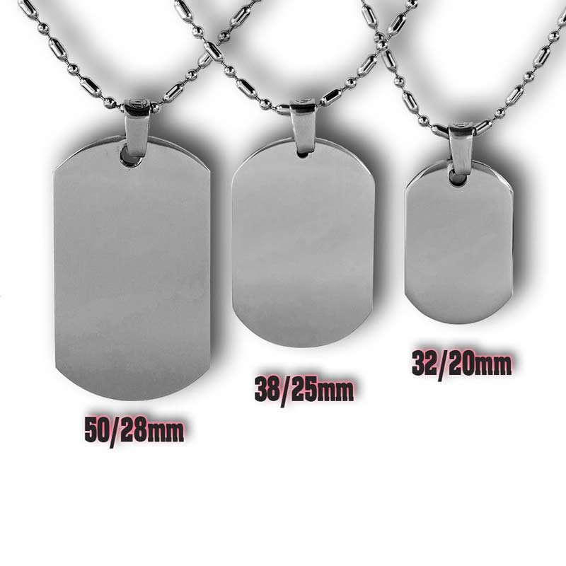 Premiers League Dog Tags 5 Dog Tag Sizes Custom Engraved | Gifts Engraving