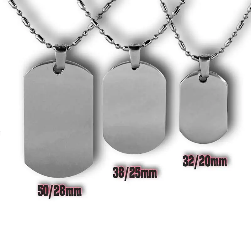 Premiers League Dog Tags 5 Dog Tag Sizes Custom Engraved | Gifts Engraving