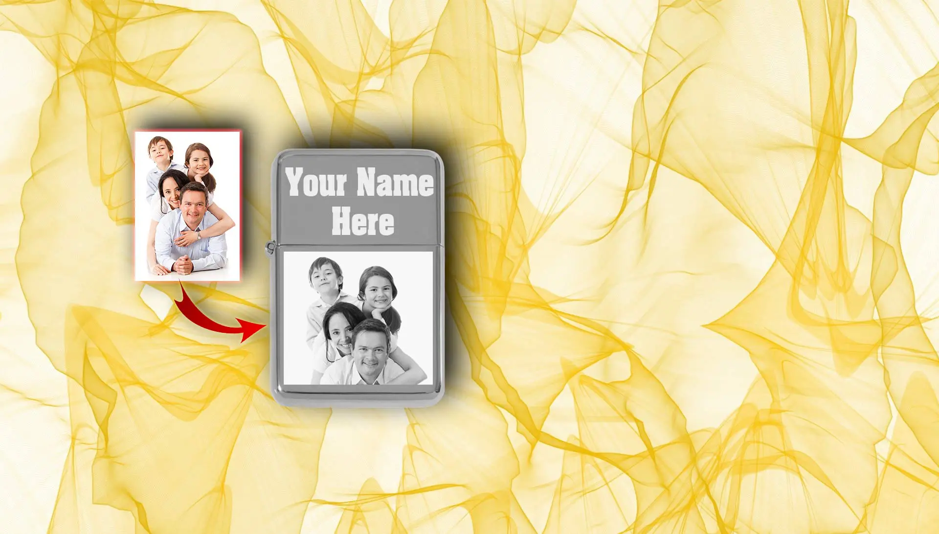 Zippo Lighter Engraved Petrol Lighter