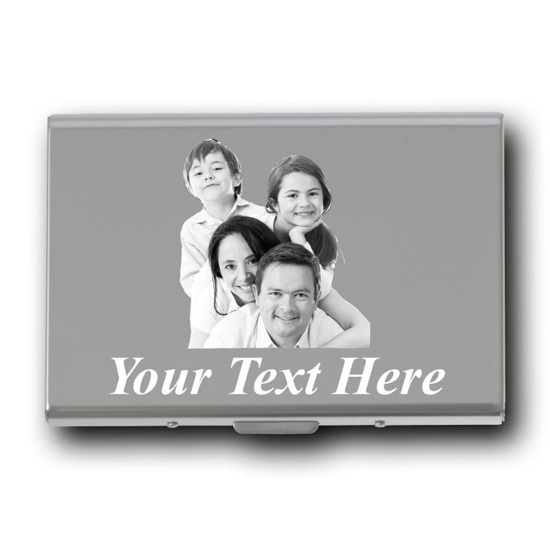 Card Holder Photo Engraved