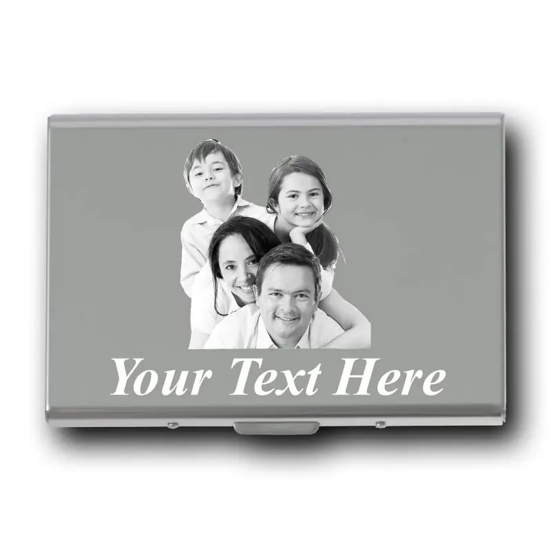 Card Holder Photo Engraved